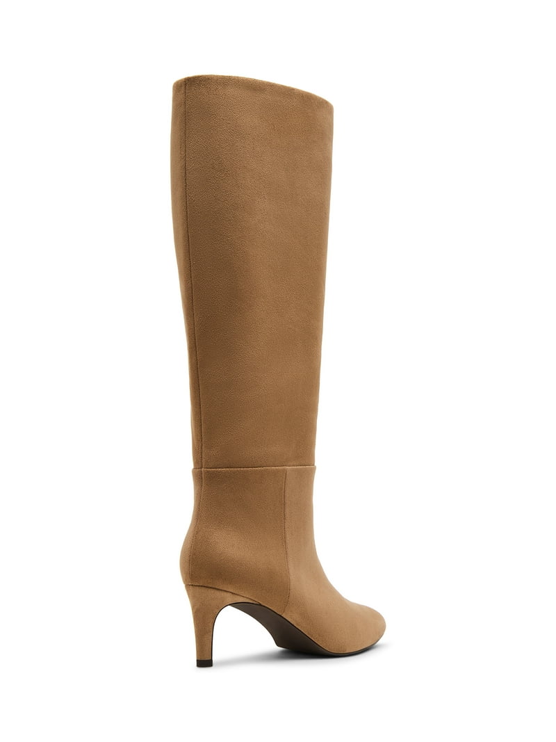 Madden Girl Women's Sabrina Tall Shaft Kitten Heel Boot (Wide Calf
