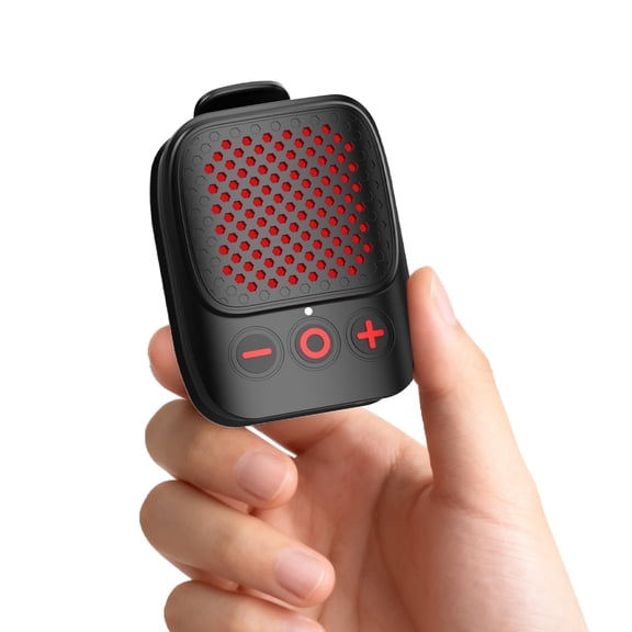 Jierben Wearable Bluetooth Speaker, Clip-on Bluetooth 5.4 Portable Speaker with Magnetic Back Clip, Clean Sound, Mini Speaker for Walking Dog Running Work