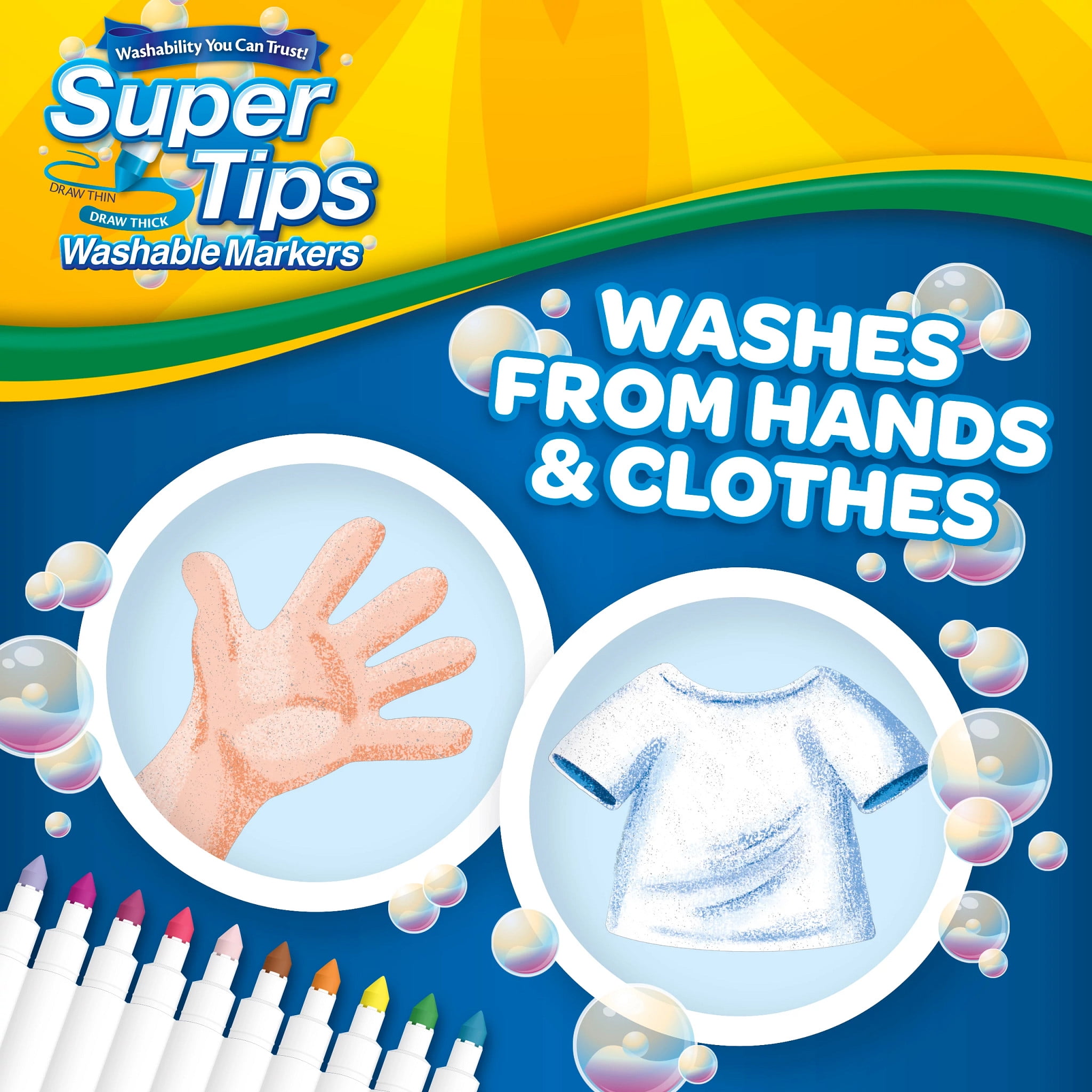 Crayola Super Tips & Silly Scents Washable Marker Set (120ct)