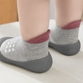 thumbnail image 4 of RTKFRFLM Infant Non-Slip Indoor Walking Socks Gripper Sole First Walker Sock Shoes Blue 7-12Months, 4 of 7