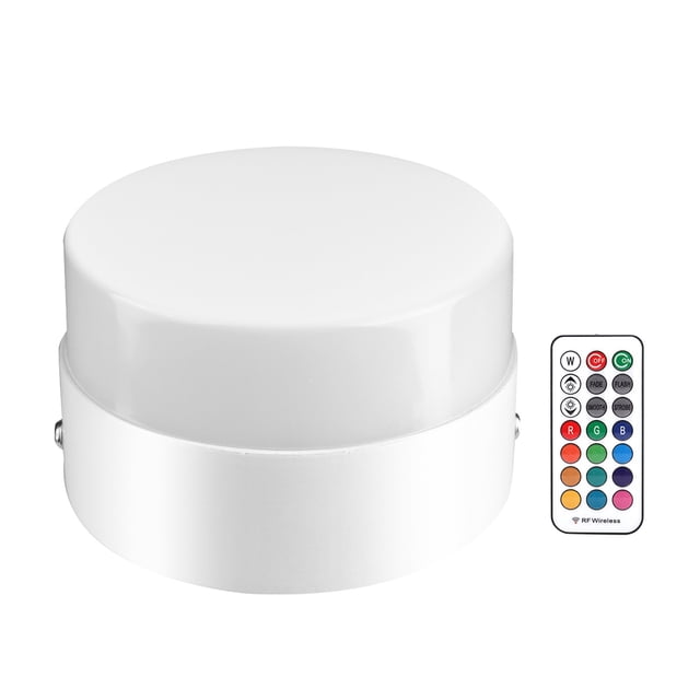 10W AC85-265V RGB LED Luz de techo Lámpara empotrada Downlight de 16 colores con control remoto