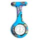 thumbnail image 1 of Reloj de enfermera con patrón Reloj de bolsillo de silicona Reloj Fob, 1 of 5