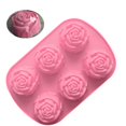 thumbnail image 2 of Molde de silicona con 6 agujeros para hornear Arco Iris Latino Rosa, 2 of 3