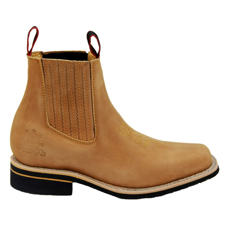 The Western Shops Mens Short Ankle Western Rodeo Cowboy Boots