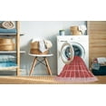 thumbnail image 2 of Ahgly Company Machine Washable Indoor Rectangle Transitional Red Area Rugs, 2' x 3', 2 of 7