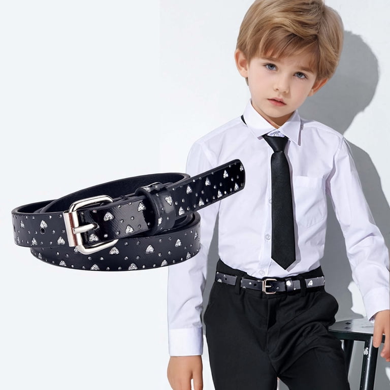 Tanghaowl Child Boys Belts For Jeans Dresses Pants Girls Leather