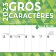 thumbnail image 1 of Gros caracteres | 2023 12x24 Inch Square Wall Calendar, 1 of 8