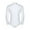 White, variant on Men's Long Sleeve Zipper Front Romper Shirt One-Piece Bowtie Leotard Bodysuit