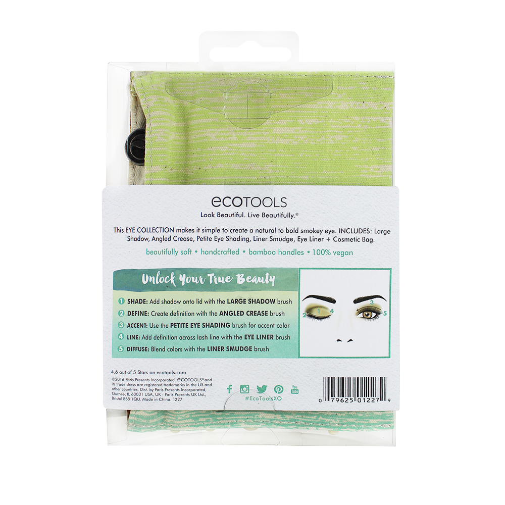 EcoTools 6 Piece Essential Eye Makeup Brush Collection - image 5 of 5