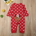 thumbnail image 6 of Kiapeise Newborn Infant Baby Boy Girl Christmas Deer Clothes Long Sleeve Romper Jumpsuit Playsuit Outfit, 6 of 6
