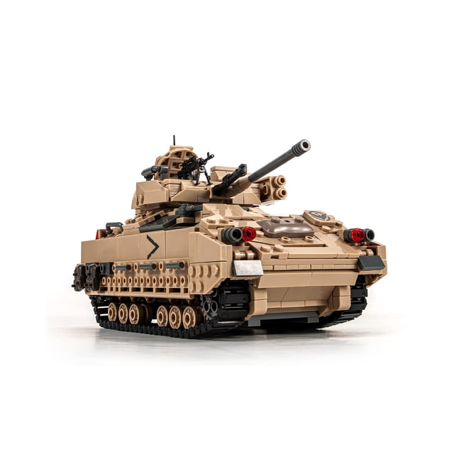 Set de construcción DovoB Military M2 Bradley Tank 1350 piezas