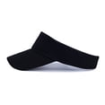 thumbnail image 5 of Adjustable Sport Sun Visor Hat for Men and Women, Breathable Open Top Running Cap for Tennis, Golf, and Outdoor Activities Black, 5 of 9