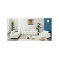 thumbnail image 5 of Meridian Furniture Melody Cream Velvet Sofa, 5 of 12