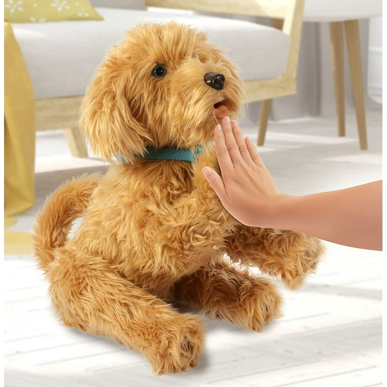 ONLINE Moji Interactive Labradoodle Puppy, Reacts to Touch and
