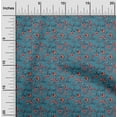 thumbnail image 2 of oneOone Polyester Spandex Light Blue Fabric Leaves & Clover Sewing Craft Projects Fabric Prints By Yard 56 Inch Wide-R8, 2 of 6