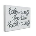 thumbnail image 3 of Stupell Lake Days Are Best Nautical Phrase Landscape Painting Gallery Wrapped Canvas Print Wall Art, 3 of 5