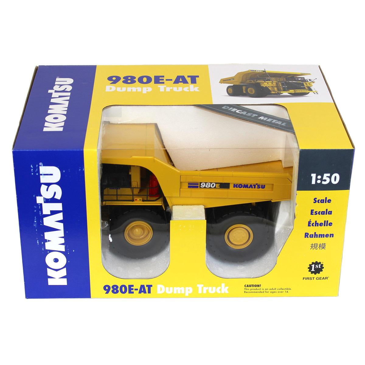 【関税込み】YUME YUME ブラウン Truck ミュール Komatsu 980EAT Dump Truck 150 Diecast Model by First Gear