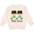 thumbnail image 2 of Inktastic Irish Twins St Patricks Girls Toddler Sweatshirt, 2 of 4