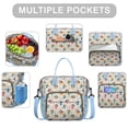 thumbnail image 2 of Colorful Princess Flower Fairy Pattern Womens Lunch Box for Work,Insulated Large Lunch Bag for Tween and Teen,Loncheras Para Mujer,Leakproof Adult Lunch Bag for Work,Beach,Travel,Picnic,Camping, 2 of 7