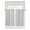 Sage Green, variant on Brown Grey Stripe Tier Curtains 45 Inches Long, Modern Farmhouse Vertical Striped Window Treatment Curtain Drapes, Small Curtain Drapes for Bathroom Laundry Room, 27.5"x45", 2 Panels