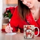 thumbnail image 4 of Taza navideña inflada con diseño de muñeco de nieve, taza de Papá Noel inflada de 15 oz y 11 oz., 4 of 5