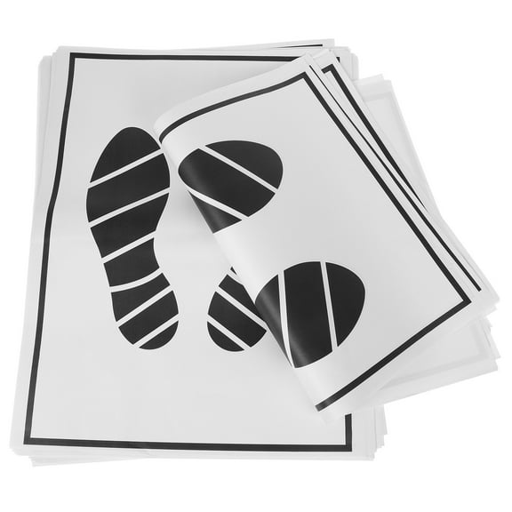 50 Pcs Paper Floor Mats for Cars Seat Disposable Pad