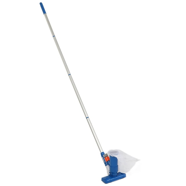 Portable Pool Vacuum Jet Cleaner Set with 4 Section Poles For Underwater Cleaning Hot Tub Pond Fountain