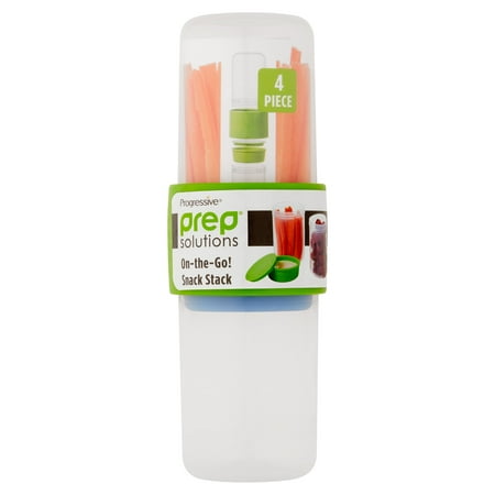 Prepping Solution - Progressive Prep Solutions On-the-Go! Snack Stack, 4 count