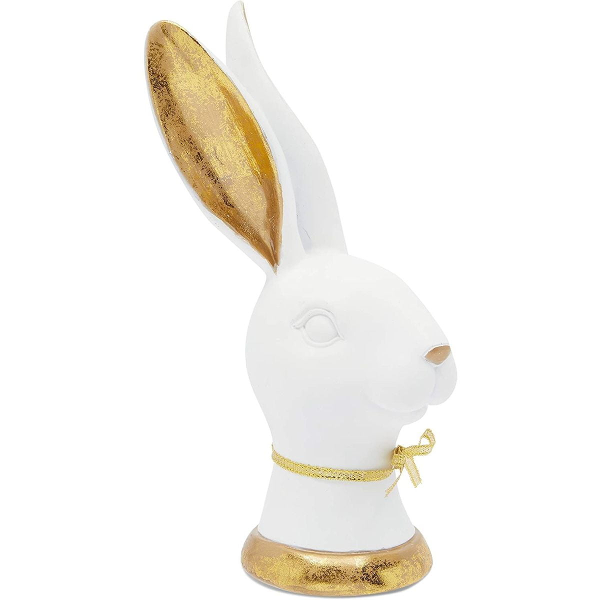 Bunny Rabbit Hand Painted Ceramic Figurine Easter Home Decor