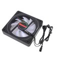 thumbnail image 1 of CPU Air Cooler, 120mm PWM Fan, 3 Pin ARGB CPU Cooler, 800-1800 RPM Adjustable Speed, Computer Cooler Fan for Computer Case, CPU Cooling Fan, CPU Fan, 1 of 7