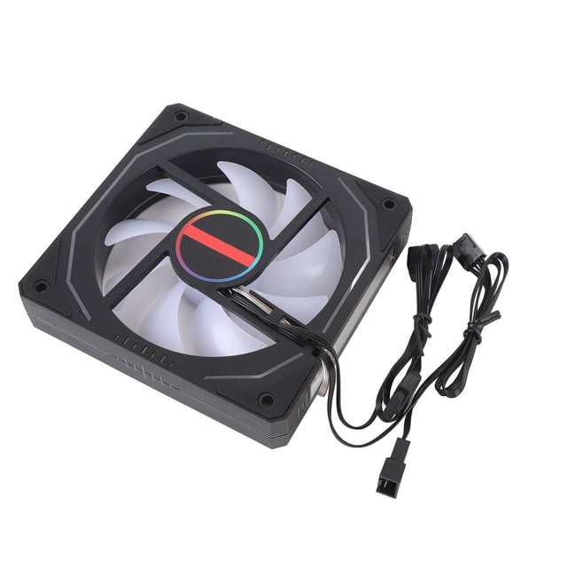 CPU Air Cooler, 120mm PWM Fan, 3 Pin ARGB CPU Cooler, 800-1800 RPM Adjustable Speed, Computer Cooler Fan for Computer Case, CPU Cooling Fan, CPU Fan
