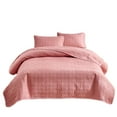 thumbnail image 2 of Yhmxh Room Decor-Couch Cover Bedding Comforter Sets Double Sided Washed Cotton Quilted Bed Cover 3 Pcs Set Solid Colo Pillowcase20x26in Polyester bedding, 2 of 6