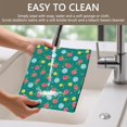 thumbnail image 4 of Placemat, Pioneer Flower Floral Print Pattern Place Mats Table Mat Set Of 2, PVC Washable Placemats for Party Kitchen Dining Decoration, 18x12 Inch, Fade Resistant, 4 of 6