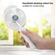 thumbnail image 5 of Ventilador humidificador de escritorio Mini humidificador Ventiladores humidificadores de niebla de agua en aerosol Blanco, 5 of 12