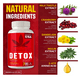 thumbnail image 2 of Detox, Limpieza completa del cuerpo 42 cápsulas veganas DETOX desintoxicante, 2 of 2