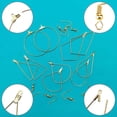 thumbnail image 4 of 280PCS Beading Hoop Earrings for Jewelry Making Beading Earring Findings Beading Earring Component Accessories 100PCS Beading Earring Hooks Silicone Earring Backs (K Gold), 4 of 5