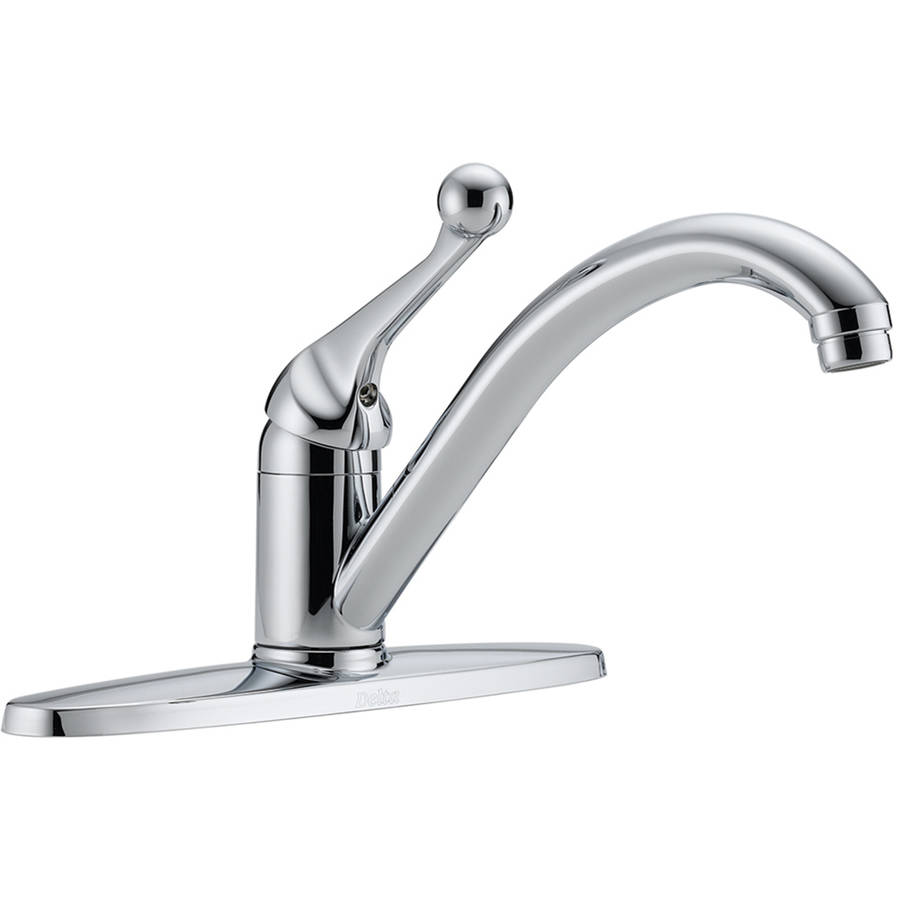 Delta 100BHDST Classic Single Handle Kitchen Faucet, Chrome Walmart