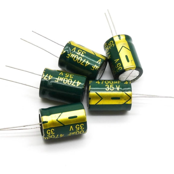 5pcs 4700uF 35V Radial Electrolytic Capacitors Low ESR Lot