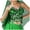 Green, variant on Wuchieal Sequin Halter Bra Tops Salsa Belly Dance Boho Festival Clubbing Tribal Bra Gold Shell Top Orange One Size