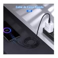 thumbnail image 3 of Cable USB 1Hora  2 metros, Entrada y Salida Tipo C, Carga Rápida 2.1A; Negro, 3 of 3