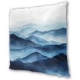 thumbnail image 6 of Ryan; Mountain Modern Throw Pillow Covers Set of 2 Throw Pillowcases Cushion Case Square for Soft Home Decor Bed Couch Car Living Room 18x18 Inch, 6 of 7