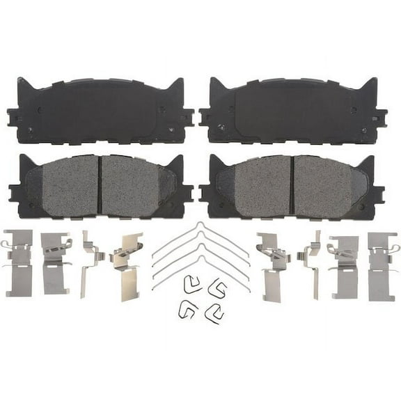 Front Brake Pad Set - Compatible with 2007 - 2017 Toyota Camry 2008 2009 2010 2011 2012 2013 2014 2015 2016