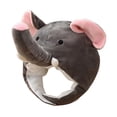 thumbnail image 2 of Sombrero de felpa gris gorro amal gorros diadema Zulema Sombrero de felpa novedoso, 2 of 8