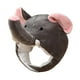 thumbnail image 2 of Sombrero de felpa gris gorro amal gorros diadema Zulema Sombrero de felpa novedoso, 2 of 8