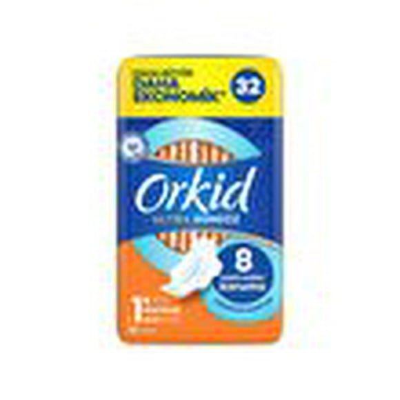 Orkid Serviettes Hygiéniques Ultra Extra Quadruples Normales Lot de 32