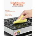 thumbnail image 4 of VEVOR 50PCS Mini Dutch Pancake Maker Commercial Dorayaki Baker Non-stick 1800W, 4 of 9