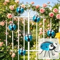thumbnail image 2 of Whimsical Beetle Ladybug Wall Decor, Outdoor Hanging Art 2.76 inch, Weather Resistant, Fence Balcony Garden Patio Decoration, Easy Install for Nature Lovers, 2 of 6