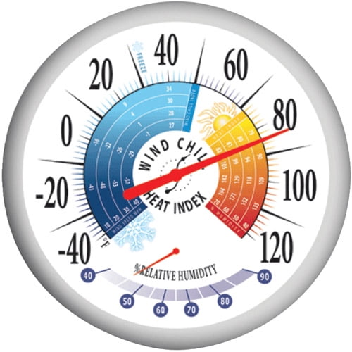 Springfield 13.25" Thermometer with Hygrometer by Springfield
