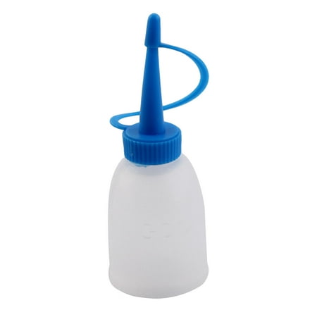 Unique Bargains Soft Plastic 35mlLiquid Glue Bottle Squeeze Storage Applicator Clear White (Best Plastic Glue For Repairs)
