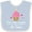 Blue and White, variant on Inktastic 2nd Birthday Cupcake Girls Cute Girls Baby Bib